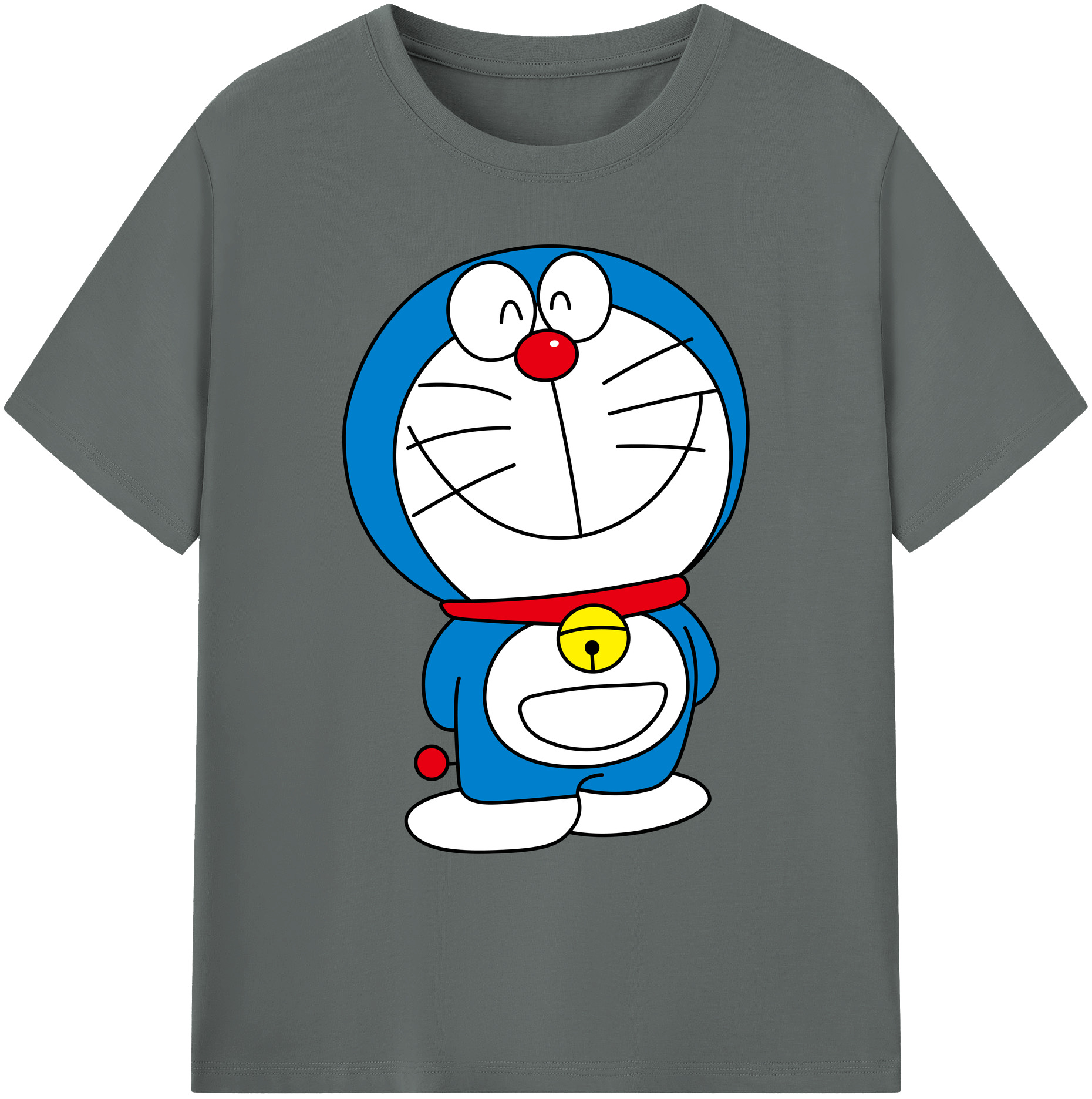 （画像用） ドラえもん Doraemon 綿100％ メンズ半袖Tシャツ｜肌触りやわらか＆通気性